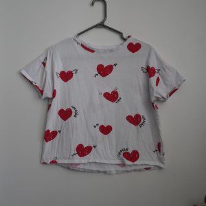 Zara heart shirt